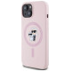 Karl Lagerfeld Silicone Karl&Choupette MagSafe iPhone 15 Plus Case - Pink