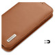 Dux Ducis Hivo Samsung Galaxy S25 Edge Case with Flip and RFID Protection - Brown