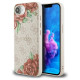 Guess 4G Flowers Print MagSafe iPhone 16e Case - Pink