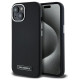 Karl Lagerfeld FW Metal Plate MagSafe iPhone 15 Case - Black