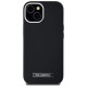 Karl Lagerfeld FW Metal Plate MagSafe iPhone 15 Case - Black