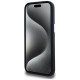 Karl Lagerfeld FW Metal Plate MagSafe iPhone 15 Case - Black