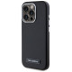 Karl Lagerfeld FW Metal Plate MagSafe iPhone 15 Pro Max Case - Black