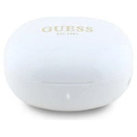 Guess Flat Classic Logo Electroplated TWS Headphones - White