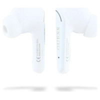 Guess Flat Classic Logo Electroplated TWS Headphones - White