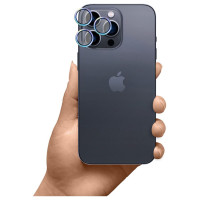 3Mk Protection 3mk HARDY Lens Protection Pro Glass for Apple iPhone 15 Pro - Multicolor