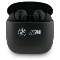 BMW M Metal M Logo Print ANC-ENC TWS Bluetooth Headphones - Black