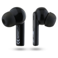 BMW M Metal M Logo Print ANC-ENC TWS Bluetooth Headphones - Black
