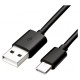 Samsung EP-DW700CBE USB-A - USB-C Cable 1.5m (Bulk - Replacement Packaging) - Black
