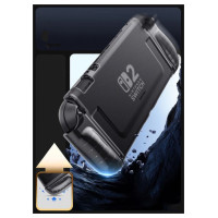 Supcase Crystal Case for Nintendo Switch 2 - Transparent Black