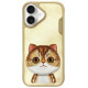 Nimmy Big Eyed Pet 2.0 Cat Case for iPhone 16 - Green