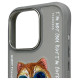 Nimmy Glasses Cool Cat Case for iPhone 16 Pro - Gray