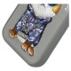 Nimmy Glasses Cool Cat Case for iPhone 16 Pro - Gray
