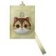 Nimmy Big Eyed Pet 2.0 Cat 3-in-1 Set: Phone Bag + Wallet + Tracker Case - Beige