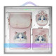 Nimmy Big Eyed Pet 2.0 Cat 3-in-1 Phone Bag + Wallet + Tracker Case - Pink