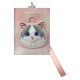 Nimmy Big Eyed Pet 2.0 Cat 3-in-1 Phone Bag + Wallet + Tracker Case - Pink
