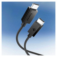 Spigen EB6020CC 60W Cable + USB-C / USB-C Cable 200 cm - Black