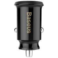 Baseus Grain Car Charger CCALL-ML01 mini charger 2x USB-A 3.1A - black