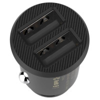 Baseus Grain Car Charger CCALL-ML01 mini charger 2x USB-A 3.1A - black