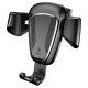 Baseus Gravity Car Mount gravity air vent car holder for 4-6" phone black (SUYL-01)