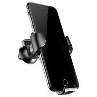 Baseus Gravity Car Mount gravity air vent car holder for 4-6" phone black (SUYL-01)