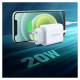 Ugreen USB charger Power Delivery 3.0 Quick Charge 4.0+ 20W 3A white (60450)