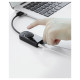 Ugreen external sound card music adapter USB - 3.5 mm mini jack with volume control 15 cm black (40964)