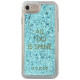 Guess GUHCP7GLUQBL iPhone 6/7/8 /SE 2020 / SE 2022 blue/blue hard case Liquid Glitter Party
