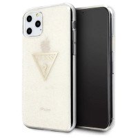 Guess GUHCN58SGTLGO iPhone 11 Pro gold/gold hard case Glitter Triangle