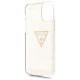 Guess GUHCN58SGTLGO iPhone 11 Pro gold/gold hard case Glitter Triangle