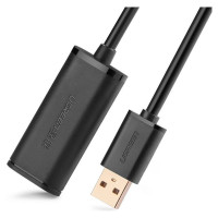 Ugreen active cable USB 2.0 extension cable 480 Mbps 5 m black (US121 10319)