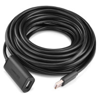 Ugreen active cable USB 2.0 extension cable 480 Mbps 5 m black (US121 10319)