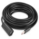 Ugreen active cable USB 2.0 extension cable 480 Mbps 5 m black (US121 10319)