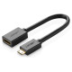 Ugreen adapter cable HDMI (female) - mini HDMI (male) 4K 60 Hz Ethernet HEC ARC audio 32 channels 22 cm black (20137)