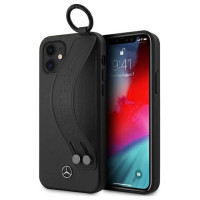 Mercedes MEHCP12SLSSBK iPhone 12 mini 5,4" czarny/black hardcase Strap Line