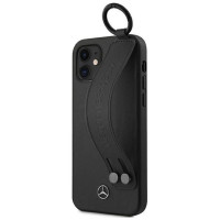Mercedes MEHCP12SLSSBK iPhone 12 mini 5,4" czarny/black hardcase Strap Line