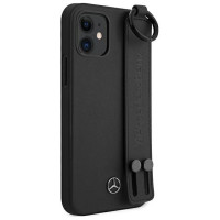 Mercedes MEHCP12SLSSBK iPhone 12 mini 5,4" czarny/black hardcase Strap Line
