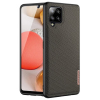 Dux Ducis Fino case covered with nylon material for Samsung Galaxy A42 5G green