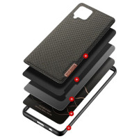 Dux Ducis Fino case covered with nylon material for Samsung Galaxy A42 5G green
