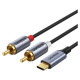Ugreen audio cable USB Type C (male) - 2RCA (male) 1.5m gray (20193 CM451)