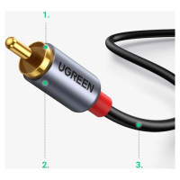 Ugreen audio cable USB Type C (male) - 2RCA (male) 1.5m gray (20193 CM451)