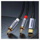 Ugreen audio cable USB Type C (male) - 2RCA (male) 1.5m gray (20193 CM451)