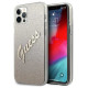 Guess GUHCP12LPCUGLSGO iPhone 12 Pro Max 6.7" gold/gold hardcase Glitter Gradient Script