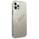 Guess GUHCP12LPCUGLSGO iPhone 12 Pro Max 6.7" gold/gold hardcase Glitter Gradient Script