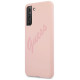 Guess GUHCS21MLSVSPI S21+ G996 pink/pink hardcase Script Vintage