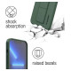 Wozinsky Kickstand Case Silicone Stand Cover for Samsung Galaxy A32 5G Light Blue