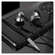 Dudao Metal Wired Earbuds 3.5mm Mini Jack Gray (X2C-Gray)