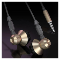 Dudao Metal Wired Earbuds 3.5mm Mini Jack Gray (X2C-Gray)