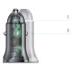 Ugreen Car Charger USB Type C / USB 24W Power Delivery Quick Charge Gray (30780)