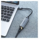 Ugreen external network adapter RJ45 - USB Type C (1000 Mbps / 1 Gbps) Gigabit Ethernet gray (CM199)